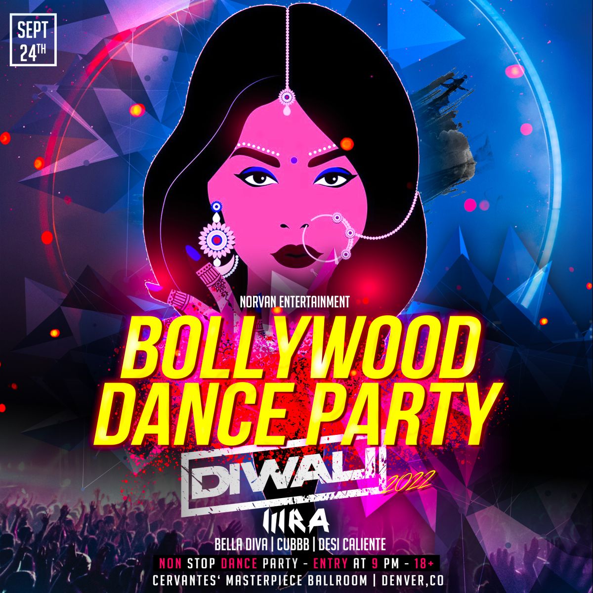 Bollywood Dance Party - Diwali Bash 2022 | Cervantes Masterpiece Ballroom