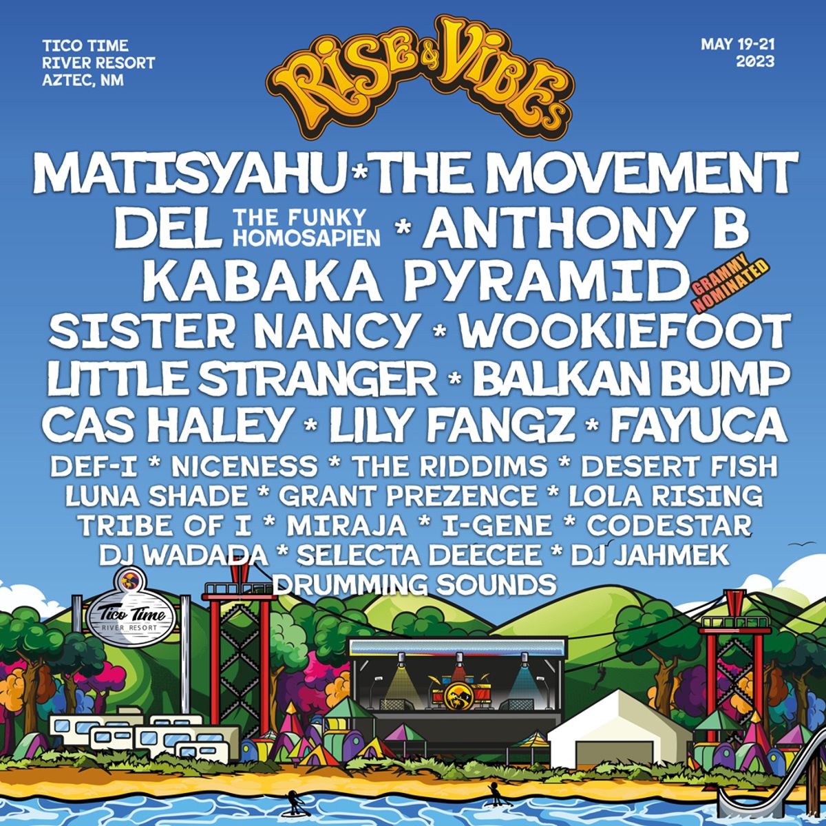Rise and Vibes Music Festival AT TICO TIME RIVER RESORT | Cervantes  Masterpiece Ballroom