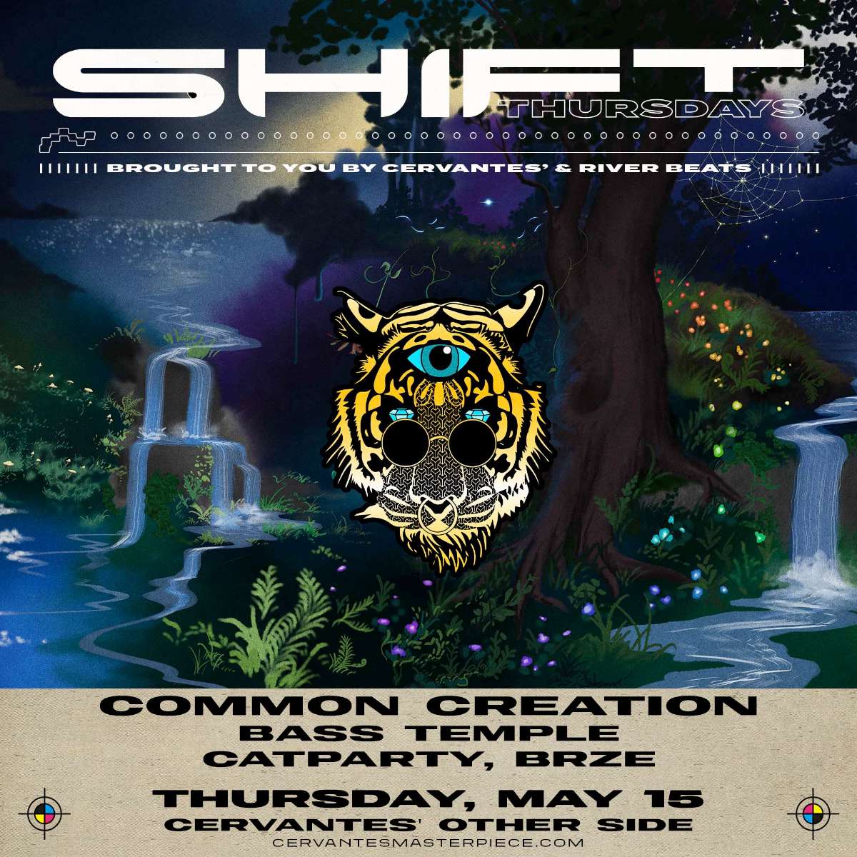 SHIFT Ft. Common Creation w/ Bass Temple, CatParty, BRZE