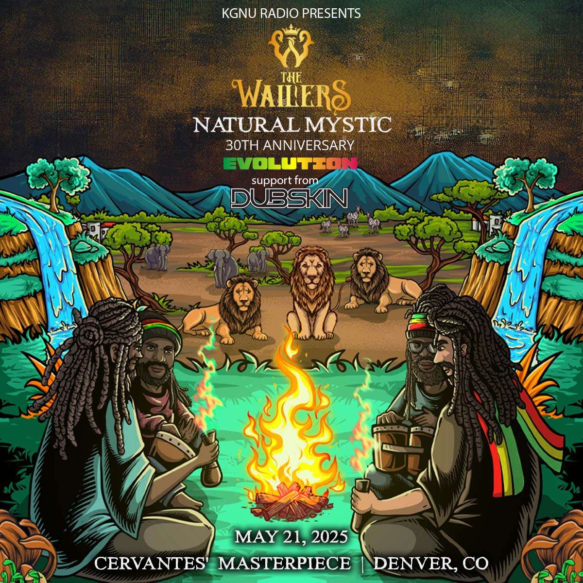 The Wailers w/ Dubskin – Natural Mystic 30th Anniversary Tour