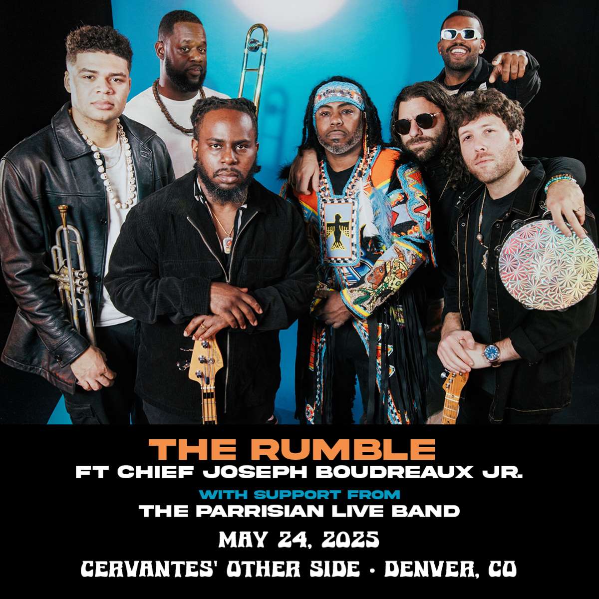 The Rumble Ft. Chief Joseph Boudreaux Jr. w/ The Parrisian Live Band