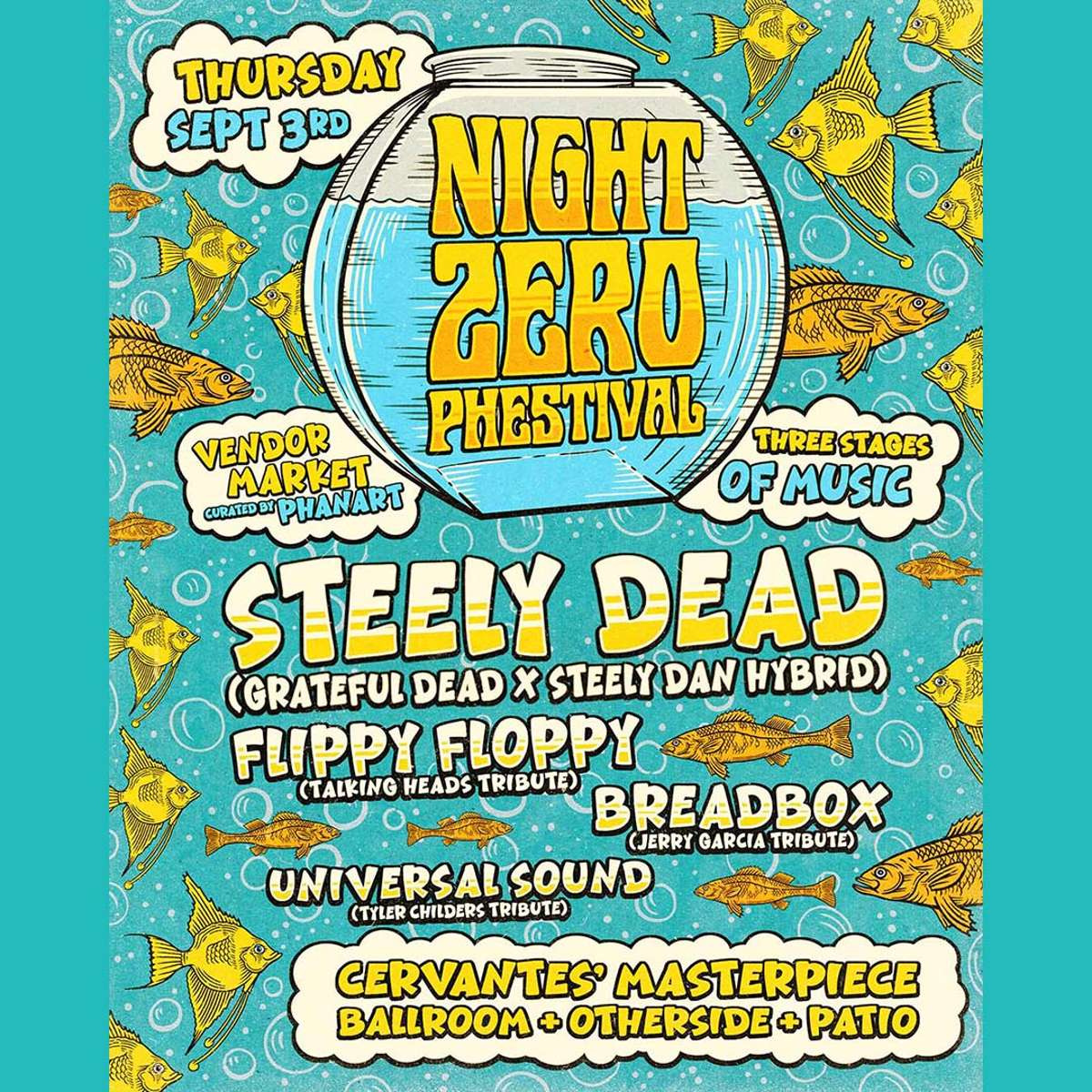 Night 0 Tributes to Steely Dan, Grateful Dead, Talking Heads