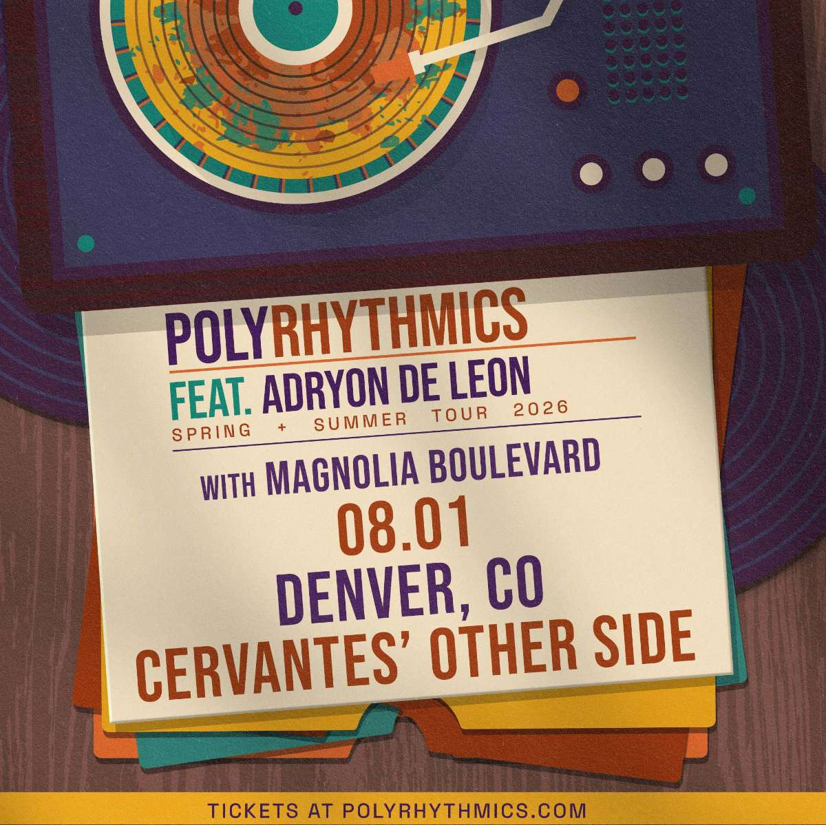 Polyrhythmics ft. Adryon de León w/ Magnolia Boulevard | Cervantes