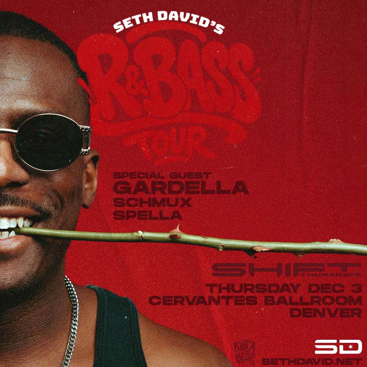 SHIFT Ft. Seth David’s R&Bass Tour w/ Special Guest Gardella, Schmux, Spella