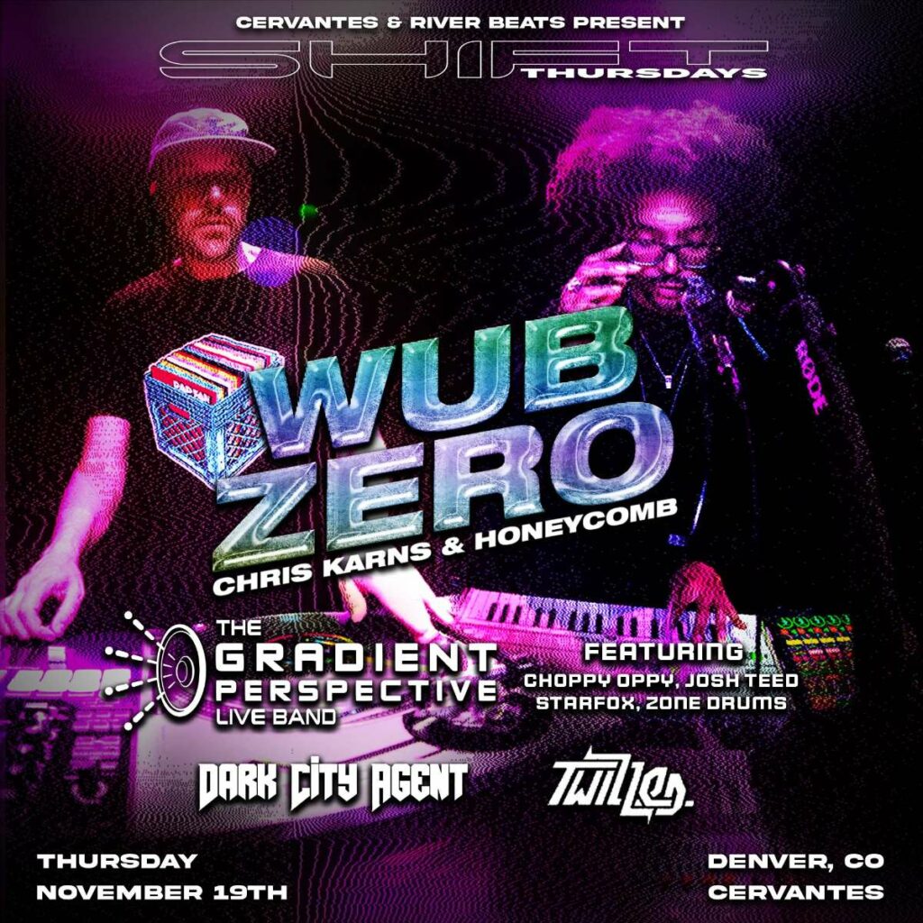 shift ft wub zero w the gradient perspective live band dark city agent twizzled