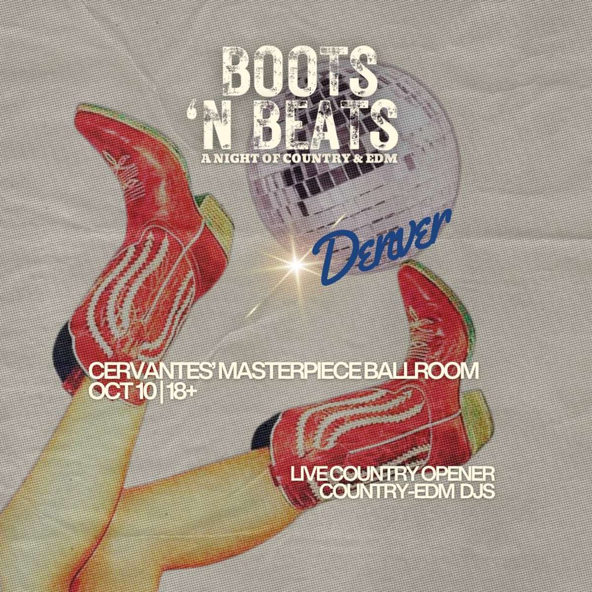 Boots ‘N Beats – A Night of Country & EDM