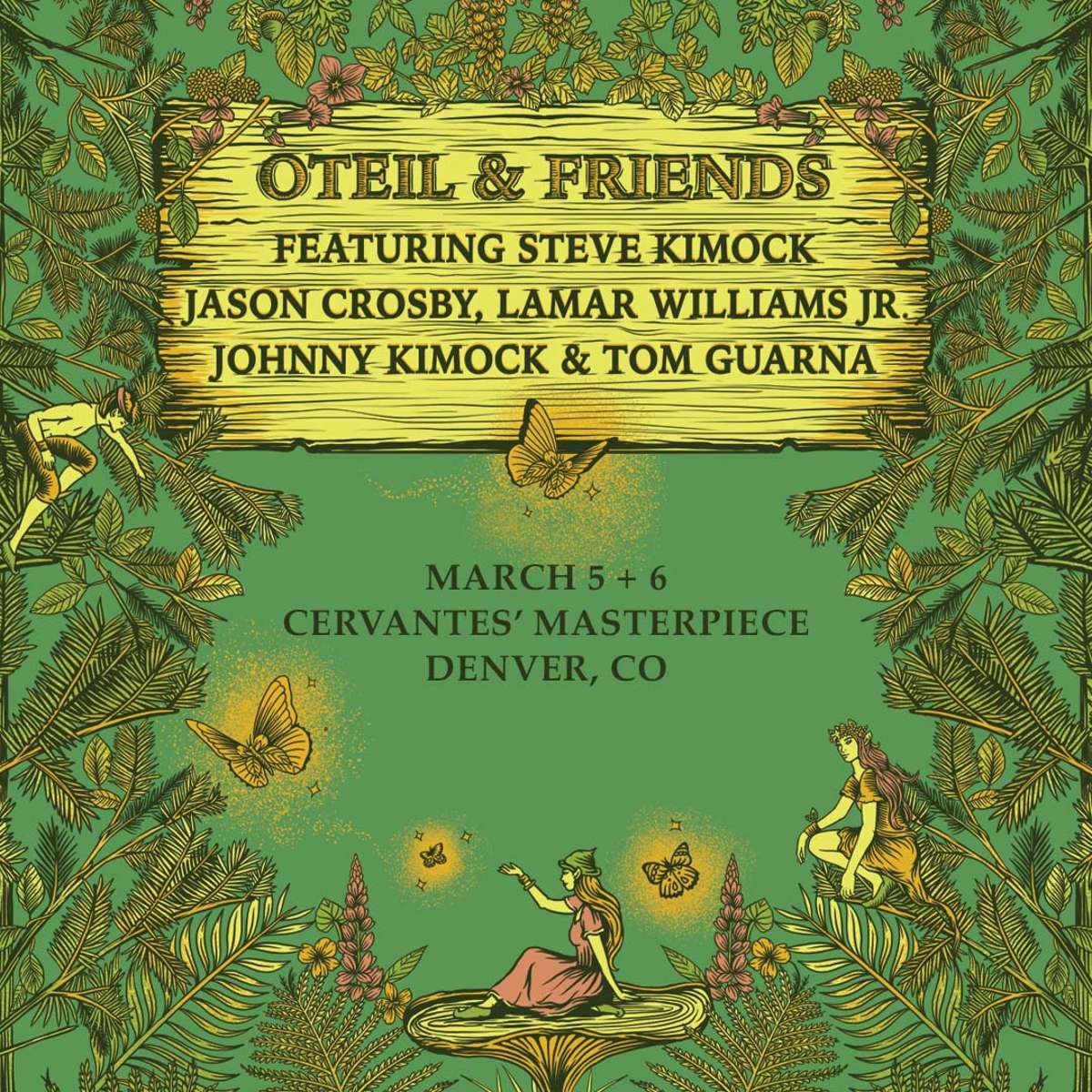 Oteil & Friends ft. Steve Kimock, Jason Crosby, Lamar Williams Jr., Johnny Kimock, & Tom Guarna **FRIDAY 3/5**