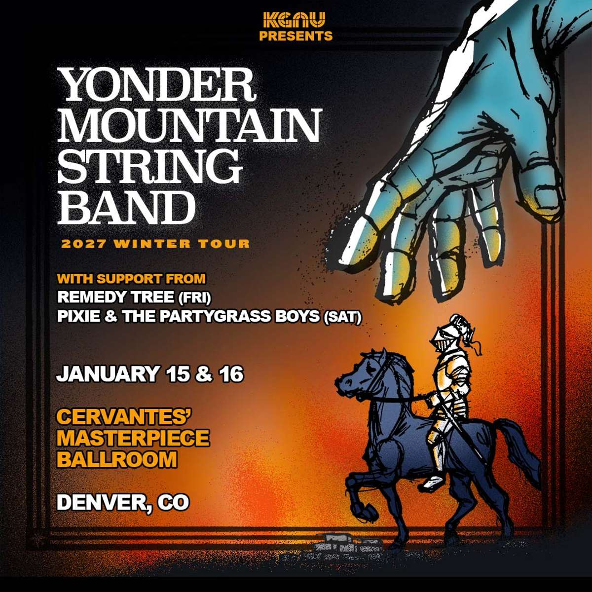 Yonder Mountain String Band w/ Remedy Tree **FRIDAY 1/15**