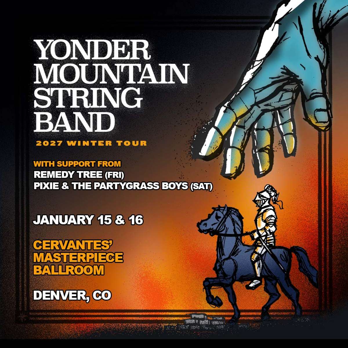 Yonder Mountain String Band w/ Remedy Tree **FRIDAY 1/15**