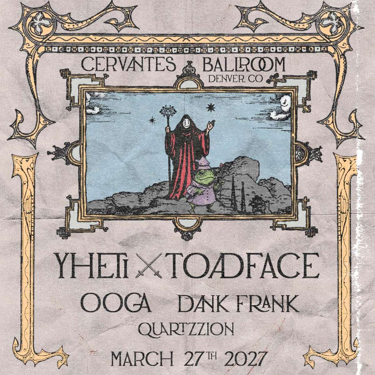Yheti b2b Toadface w/ Ooga, Dank Frank, Quartzzion